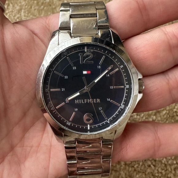 Tommy Hilfiger Silver-Tone Watch - Picture 1 of 6
